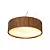 Pendente Accord Cilíndrico A-231 50x18cm em Madeira Design Contemporâneo - Imagem 1