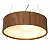 Pendente Accord Cilíndrico LED A-231LED 50x18cm 23W 820lm IRC90 em Madeira - Imagem 1