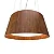 Pendente Accord Cônico A-258 100x35cm em Madeira Design Contemporâneo - Imagem 1