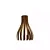 Pendente Accord Barril A-269 37x50cm em Madeira Design Contemporâneo - Imagem 1