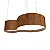 Pendente Accord KS II A-285 83x52x20cm em Madeira Design Contemporâneo - Imagem 1
