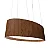 Pendente Accord Oval LED A-287LED 82x43x25cm 46W 1640lm IRC90 em Madeira - Imagem 4