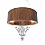 Pendente Accord Cristais LED A-298C 120x95cm 97W 3444lm IRC90 em Madeira - Imagem 1