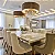 Pendente Accord Cristais LED A-298C 120x95cm 97W 3444lm IRC90 em Madeira - Imagem 2