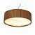 Pendente Accord Cilíndrico LED A-1040LED 90x18cm 79W 2829lm IRC90 em Madeira - Imagem 1
