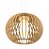 Pendente Accord Stecche A-1134 48x37cm em Madeira Design Contemporâneo - Imagem 1