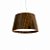 Pendente Accord Cônico LED A-1145LED 45x28cm 17W 615lm IRC90 em Madeira - Imagem 1