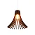 Pendente Accord Stecche A-1181 35x30cm em Madeira Design Contemporâneo - Imagem 1