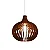 Pendente Accord Stecche A-1182 29x30cm em Madeira Design Contemporâneo - Imagem 1