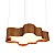 Pendente Accord Orgânico A-1200 102,5x97,5x20cm em Madeira Design Contemporâneo - Imagem 3