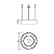 Pendente Accord Cilíndrico LED A-1221LED 80x13,5cm 48W 1722lm IRC90 em Madeira - Imagem 3