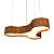 Pendente Accord Trevo A-1222 120x120x20cm em Madeira Design Contemporâneo - Imagem 4
