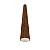 Pendente Accord Cônico A-1280 16x70cm em Madeira Design Contemporâneo - Imagem 1