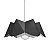 Pendente Accord Physalis A-1283 46x18,5cm em Madeira Design Contemporâneo - Imagem 1