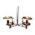 Pendente Accord Dot A-1419 109x109x108cm Design Contemporâneo Decorativo - Imagem 1