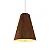 Pendente Accord Cônico A-1483 27x33cm Design Contemporâneo Decorativo - Imagem 1