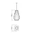 Pendente Accord Balloon A-1495 41x70cm Design Contemporâneo Decorativo - Imagem 2
