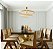 Pendente Accord Corda A-1532 68x26cm Design Contemporâneo Decorativo - Imagem 2