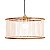 Pendente Accord Corda A-1537 50x29cm Design Contemporâneo Decorativo - Imagem 1