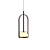Pendente Accord Arcus A-1544 19x51cm Design Contemporâneo Decorativo - Imagem 2