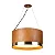 Pendente Accord Cilíndrico Latão A-1584LED 25x80cm LED Integrado IRC 90 - Imagem 1