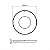 Pendente Accord Petra Circular A-1604 3,5x60cm Pedra Preta LED Integrado 19W 665lm IRC 90 - Imagem 3
