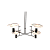Pendente Accord Dot Petra A-1637 109,5x109,5x108cm Design Contemporâneo - Imagem 2
