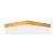 Plafon Accord Iluminação Clean A-565 40x40x12cm Design Moderno em Madeira - Imagem 1