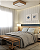 Plafon Accord Iluminação Meio Squadro A-584 60x60x12cm Design Moderno em Madeira - Imagem 2