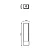 Arandela Accord Clean A-465 13x8,5x47cm Design Vertical - Imagem 3