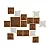 Painel Arandela Accord Diamante A-4076 101x9,5x86cm Design Geométrico - Imagem 1