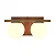 Arandela Accord Sfera A-4210 40x21x19,5cm Design Moderno - Imagem 2