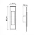 Arandela Accord Petra LED A-4233 60x16x10cm 9W 316lm IRC90 - Imagem 3