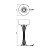 Coluna Accord Stecche di Legno A-363 70x166cm Design Elegante - Imagem 2