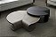 Mesa de Centro Accord Bloom F1017 100x24cm Design Orgânico - Imagem 2