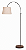 Luminária de Piso Articulável Wengue com Cúpula Cone Linho 180x80cm 5L Trevisan - Imagem 1