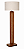 Luminária Imbuia com Cúpula Cilíndrica Natuzzi 174x60cm 5L Trevisan - Imagem 1