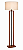 Luminária Imbuia com Cúpula Cilíndrica Rústica 167x70cm 5L Trevisan - Imagem 1