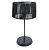 Luminária de Mesa Preta com Cúpula Cilíndrica Preta 40x20cm 5L Trevisan - Imagem 1