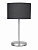 Luminária de Mesa Prata com Cúpula Cilíndrica Cimento Queimado 40x20cm 5L Trevisan - Imagem 1
