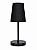 Abajur Preto Haste Preta com Cúpula Cone Preta 28x12cm 5L Trevisan - Imagem 1