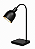 Luminária de Mesa Preta com Cúpula Preta 37x25cm 5L Trevisan - Imagem 1