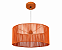 Pendente Regulável Imbuia Cúpula Cilíndrica Corda Terracota 50x50x25cm 5L Trevisan - Imagem 1