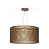Pendente Regulável Natuzzi Fio 1m 40x40cm 5L Trevisan - Imagem 1