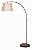 Luminária Wengue com Cúpula Cone Relevo 180x150cm 5L Trevisan - Imagem 1