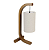 Luminária de Mesa Imbuia com Cúpula Cilíndrica Relevo 54x25cm 5L Trevisan - Imagem 1