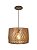 Pendente Balaio 28 Classic Lar em Madeira 18,5cm E27 – Ref. 1056 - Imagem 2