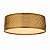 Plafon Balaio Slim 55 Classic Lar Madeira com Difusor – Ref. 1140 - Imagem 1