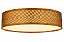 Plafon Balaio Slim 70 Classic Lar Madeira com Difusor – Ref. 1287 - Imagem 1