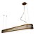 Pendente Balaio Office 1300 Classic Lar Madeira 130cm T8 – Ref. 1223 - Imagem 1